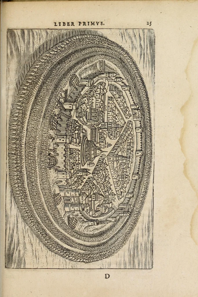 An illustration from Ivsti LipsI Poliorcetic[o]n, siue, De machinis, tormentis, telis, libri quinque : ad historiarum lucem, 1625, leaf 27