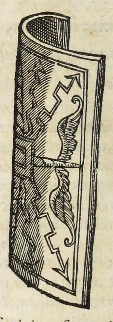 An illustration from Ivusti LipsI De militia Romana libri qvinqve : commentarivs ad Polybium, 1630, leaf 116
