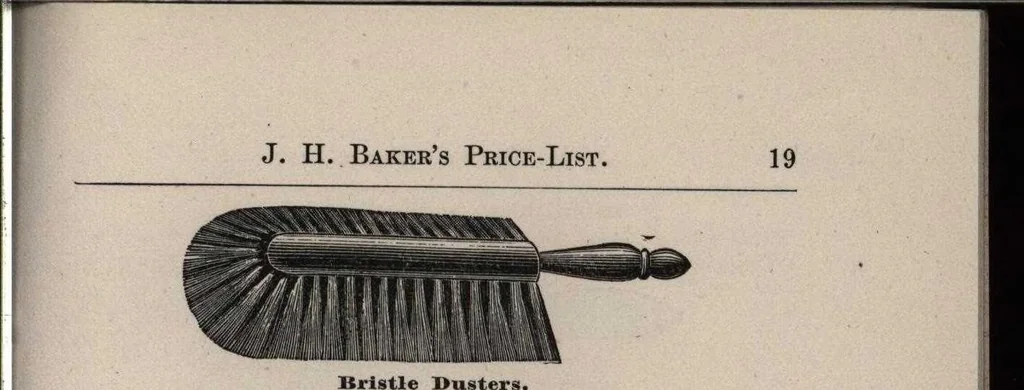 An illustration from J.H. Baker, dealer in paints, oils and colors, manufacturer of varnishes and japans, 24 India Street, Boston., 1879, leaf 22