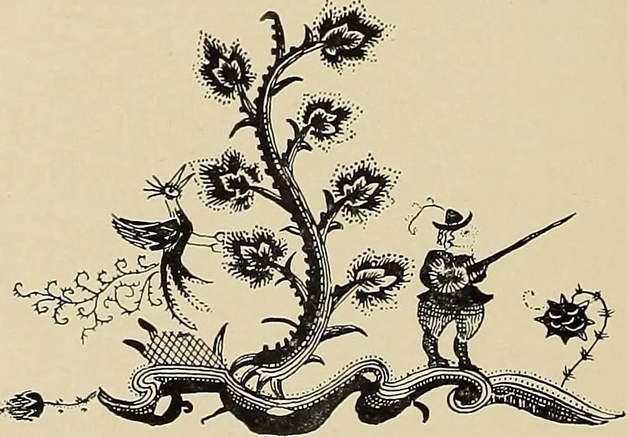 An illustration from Jacobean crewel work and traditional designs, 1900, leaf 13