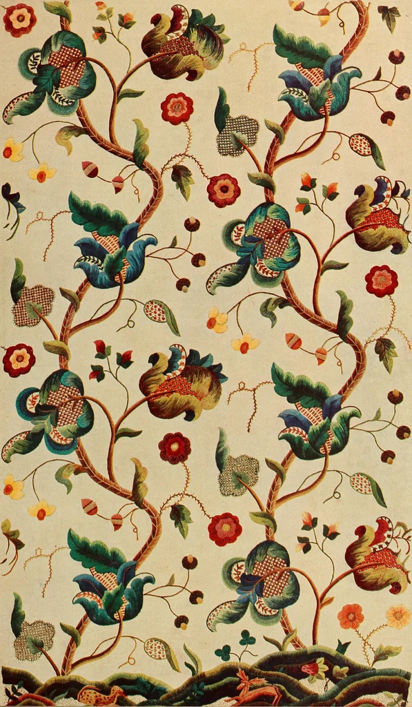 An illustration from Jacobean crewel work and traditional designs, 1900, leaf 16