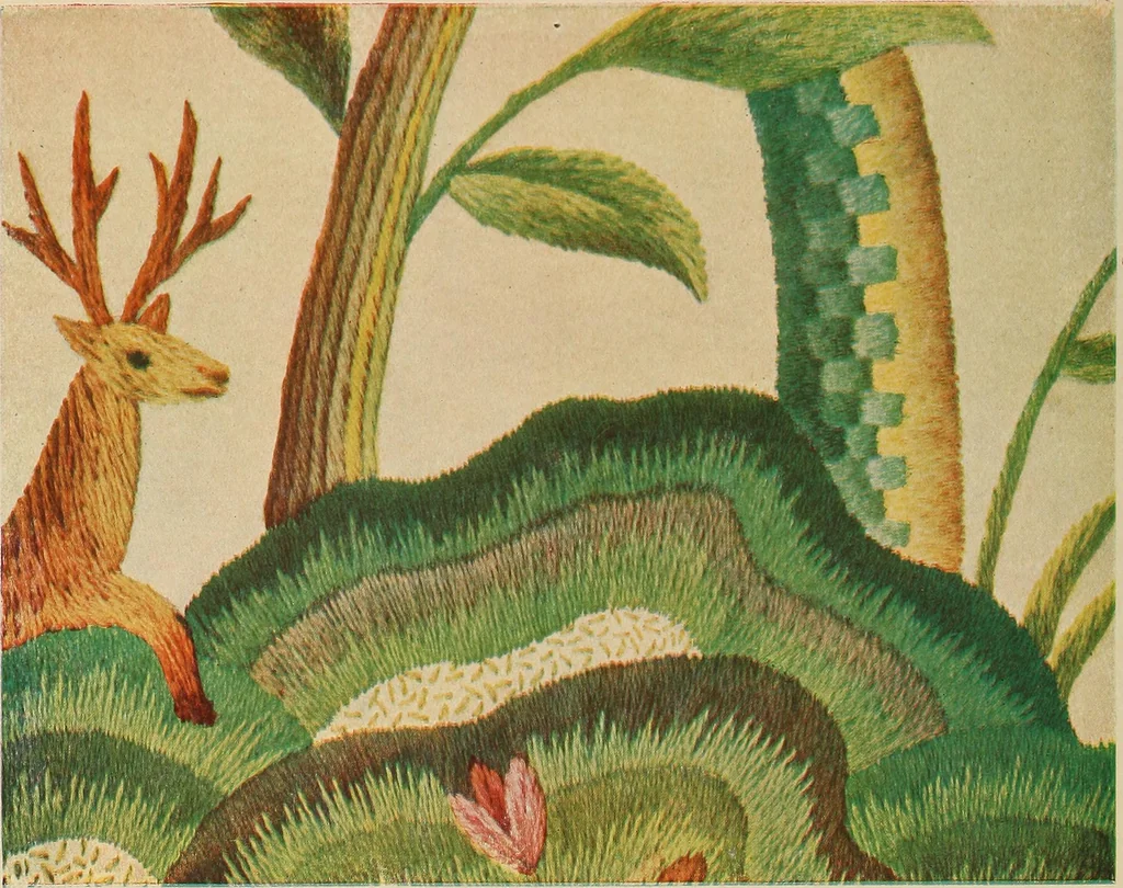 An illustration from Jacobean crewel work and traditional designs, 1900, leaf 19