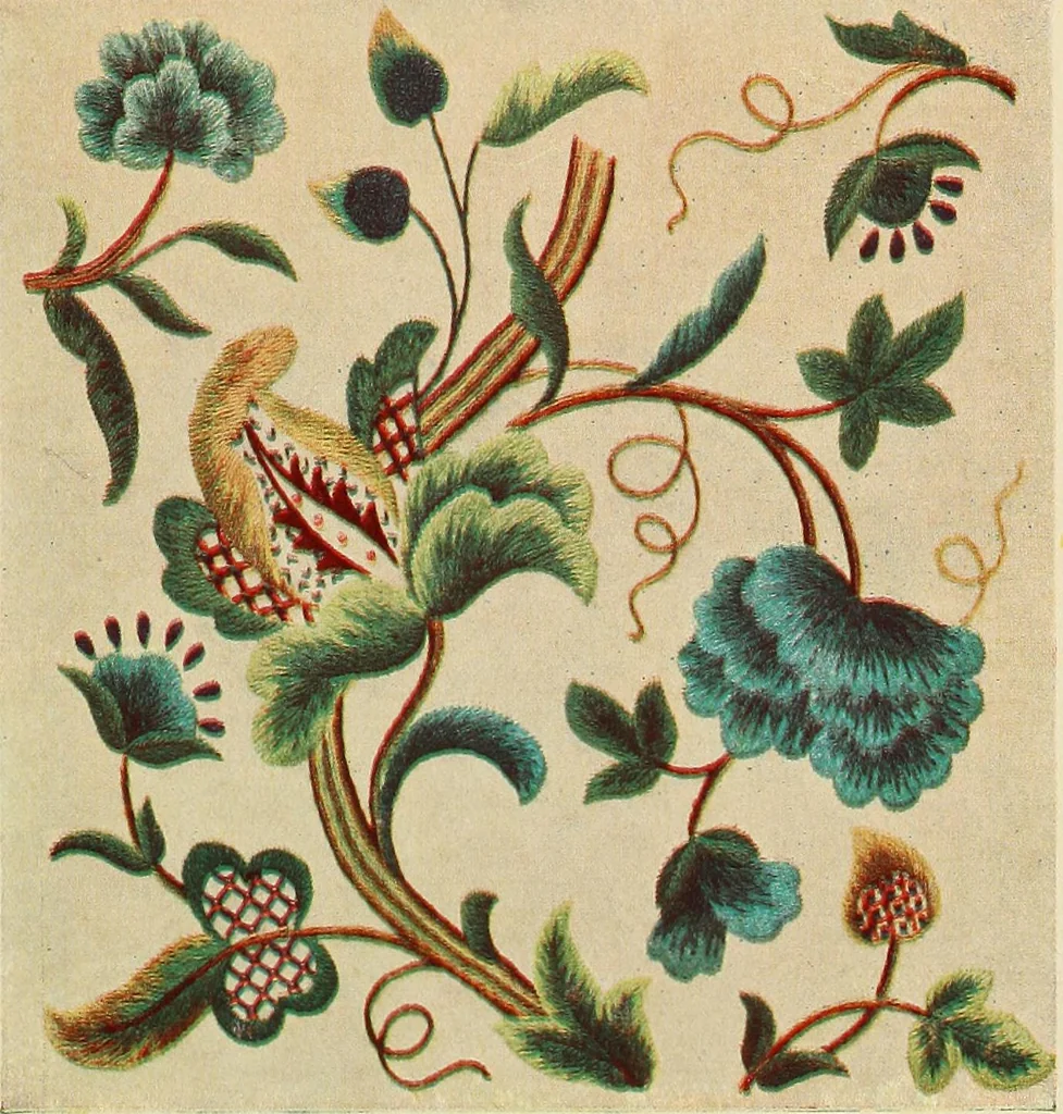 An illustration from Jacobean crewel work and traditional designs, 1900, leaf 30