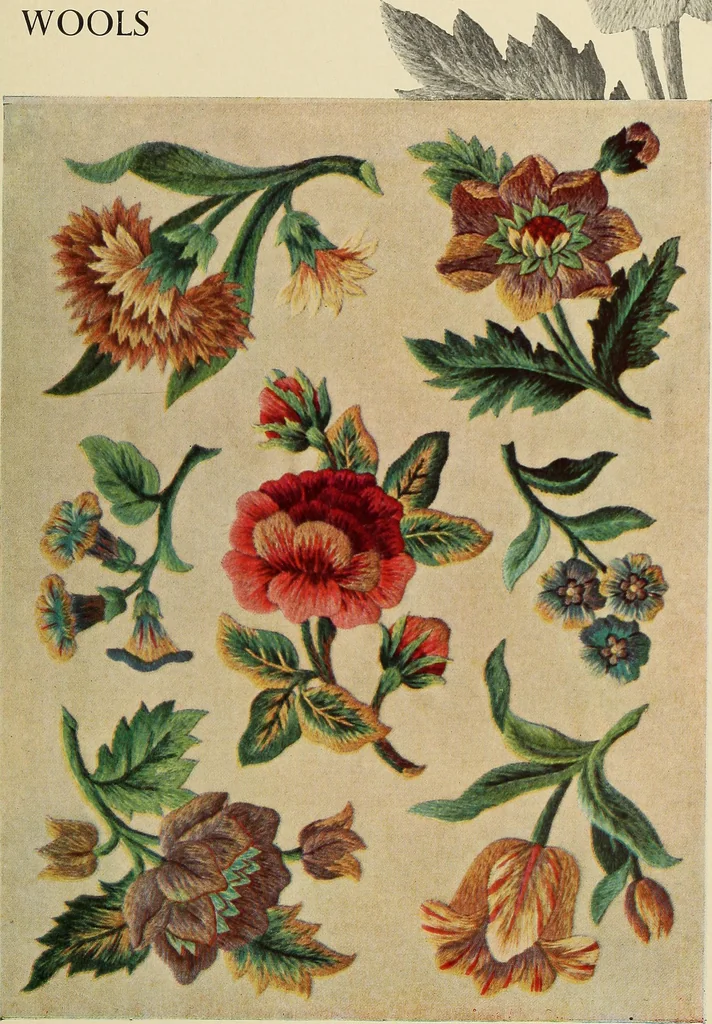 An illustration from Jacobean crewel work and traditional designs, 1900, leaf 32