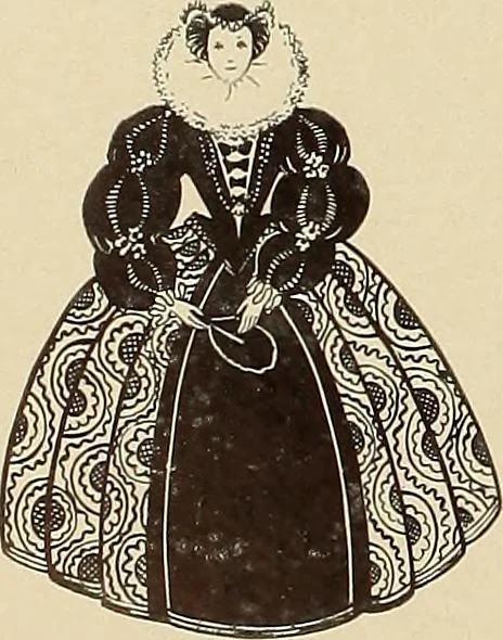 An illustration from Jacobean crewel work and traditional designs, 1900, leaf 43