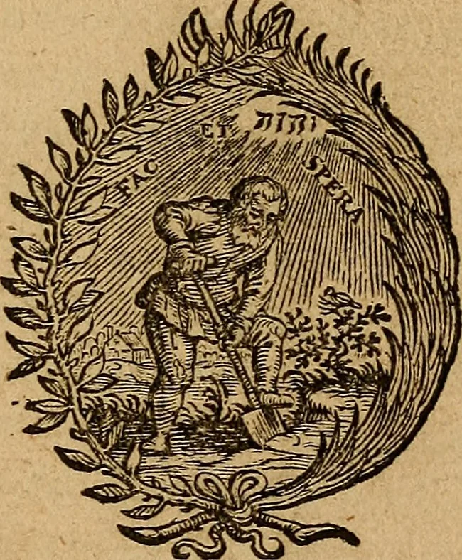 An illustration from Jacobi BerengarI De fractura cranii liber aureus : hactenus desideratus, 1629, leaf 6