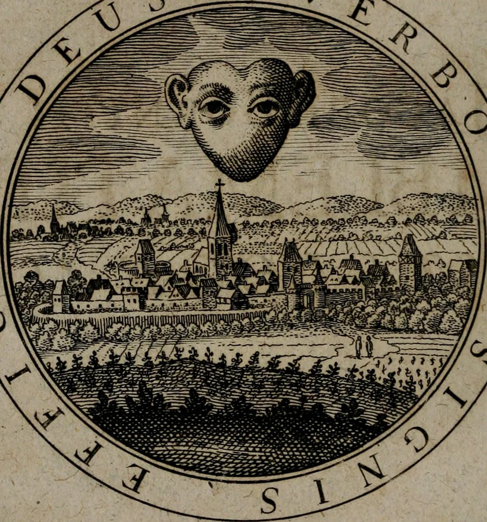 An illustration from Jacobi Bornitii emblemata ethico politica : ingenuâ atque eruditâ interpretatione nunc primùm illustrata / per M. Nicolaum Meerfeldt..., 1669, leaf 109