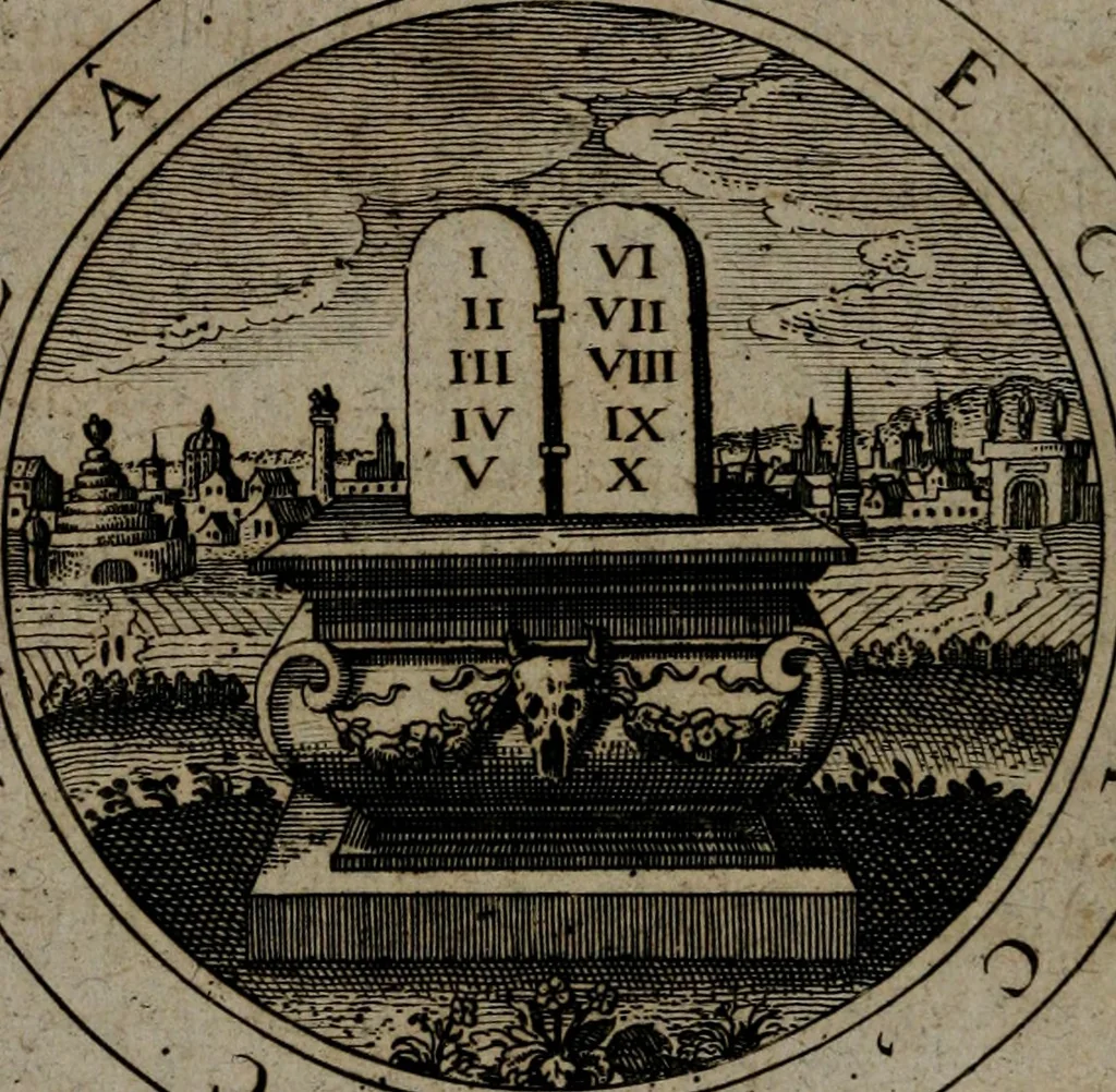 An illustration from Jacobi Bornitii emblemata ethico politica : ingenuâ atque eruditâ interpretatione nunc primùm illustrata / per M. Nicolaum Meerfeldt..., 1669, leaf 115