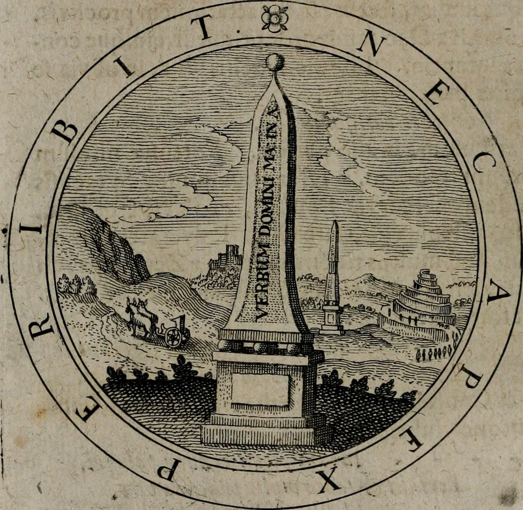 An illustration from Jacobi Bornitii emblemata ethico politica : ingenuâ atque eruditâ interpretatione nunc primùm illustrata / per M. Nicolaum Meerfeldt..., 1669, leaf 133