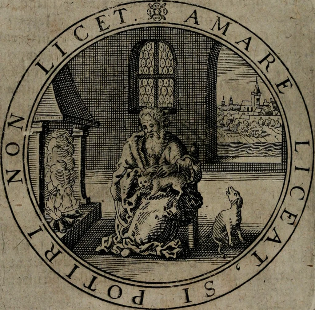 An illustration from Jacobi Bornitii emblemata ethico politica : ingenuâ atque eruditâ interpretatione nunc primùm illustrata / per M. Nicolaum Meerfeldt..., 1669, leaf 137