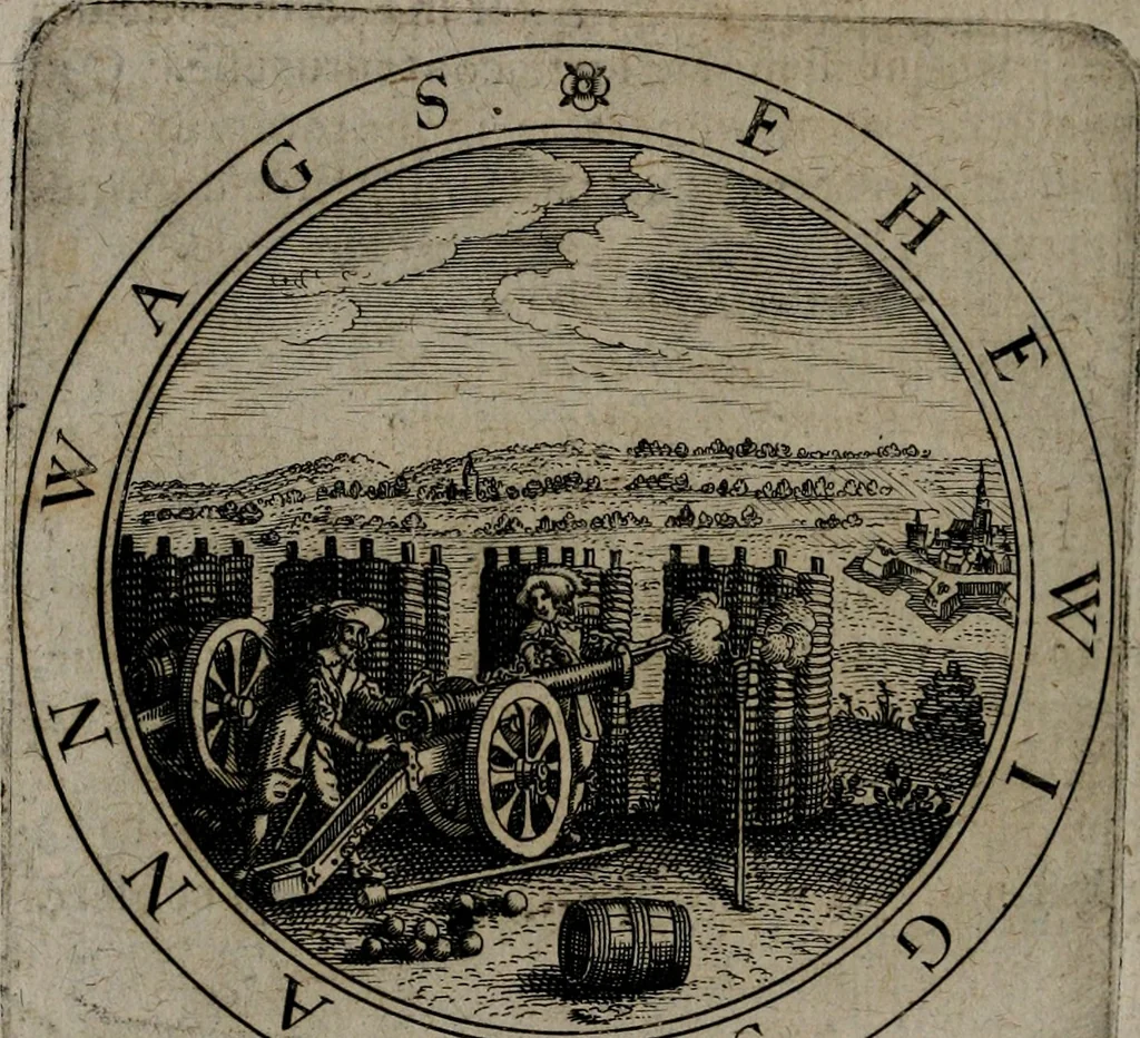 An illustration from Jacobi Bornitii emblemata ethico politica : ingenuâ atque eruditâ interpretatione nunc primùm illustrata / per M. Nicolaum Meerfeldt..., 1669, leaf 151