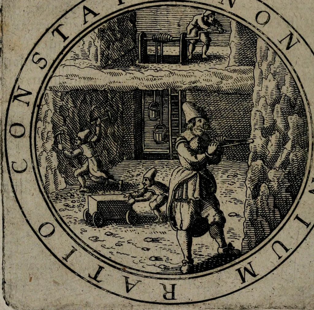An illustration from Jacobi Bornitii emblemata ethico politica : ingenuâ atque eruditâ interpretatione nunc primùm illustrata / per M. Nicolaum Meerfeldt..., 1669, leaf 153