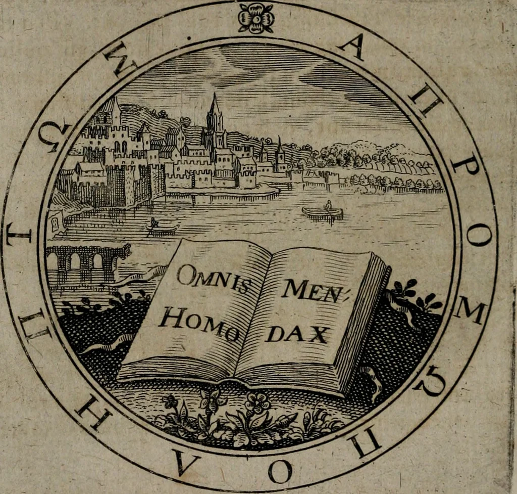 An illustration from Jacobi Bornitii emblemata ethico politica : ingenuâ atque eruditâ interpretatione nunc primùm illustrata / per M. Nicolaum Meerfeldt..., 1669, leaf 161