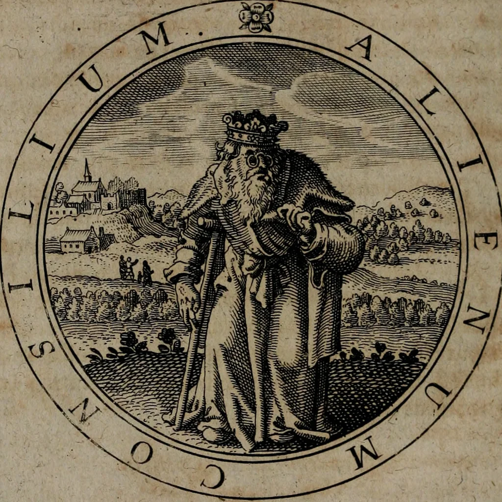 An illustration from Jacobi Bornitii emblemata ethico politica : ingenuâ atque eruditâ interpretatione nunc primùm illustrata / per M. Nicolaum Meerfeldt..., 1669, leaf 167