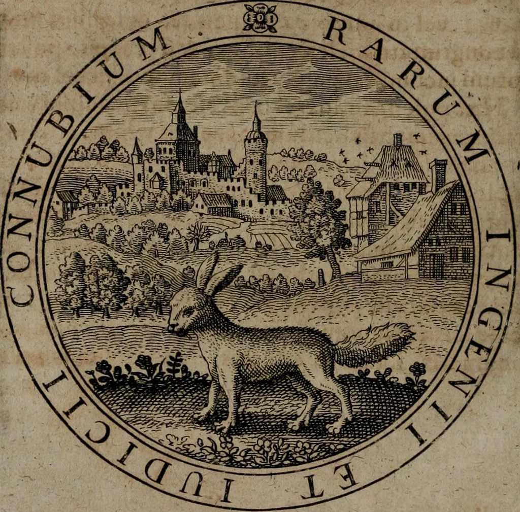 An illustration from Jacobi Bornitii emblemata ethico politica : ingenuâ atque eruditâ interpretatione nunc primùm illustrata / per M. Nicolaum Meerfeldt..., 1669, leaf 173
