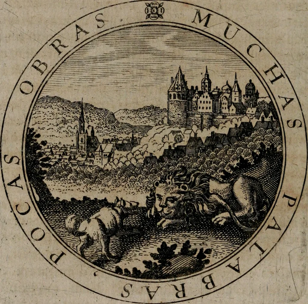 An illustration from Jacobi Bornitii emblemata ethico politica : ingenuâ atque eruditâ interpretatione nunc primùm illustrata / per M. Nicolaum Meerfeldt..., 1669, leaf 193