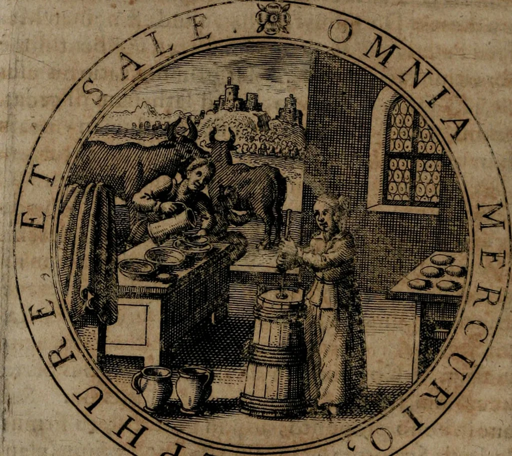 An illustration from Jacobi Bornitii emblemata ethico politica : ingenuâ atque eruditâ interpretatione nunc primùm illustrata / per M. Nicolaum Meerfeldt..., 1669, leaf 197