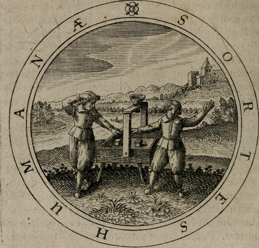 An illustration from Jacobi Bornitii emblemata ethico politica : ingenuâ atque eruditâ interpretatione nunc primùm illustrata / per M. Nicolaum Meerfeldt..., 1669, leaf 33
