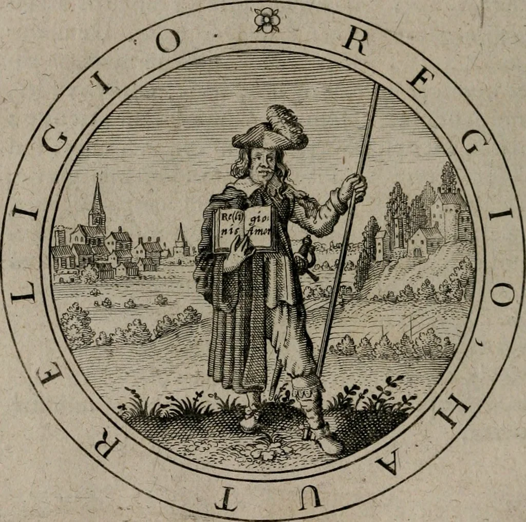 An illustration from Jacobi Bornitii emblemata ethico politica : ingenuâ atque eruditâ interpretatione nunc primùm illustrata / per M. Nicolaum Meerfeldt..., 1669, leaf 35