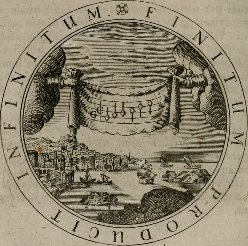An illustration from Jacobi Bornitii emblemata ethico politica : ingenuâ atque eruditâ interpretatione nunc primùm illustrata / per M. Nicolaum Meerfeldt..., 1669, leaf 41
