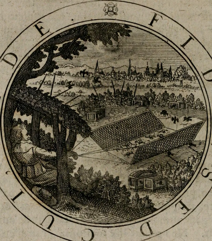 An illustration from Jacobi Bornitii emblemata ethico politica : ingenuâ atque eruditâ interpretatione nunc primùm illustrata / per M. Nicolaum Meerfeldt..., 1669, leaf 81
