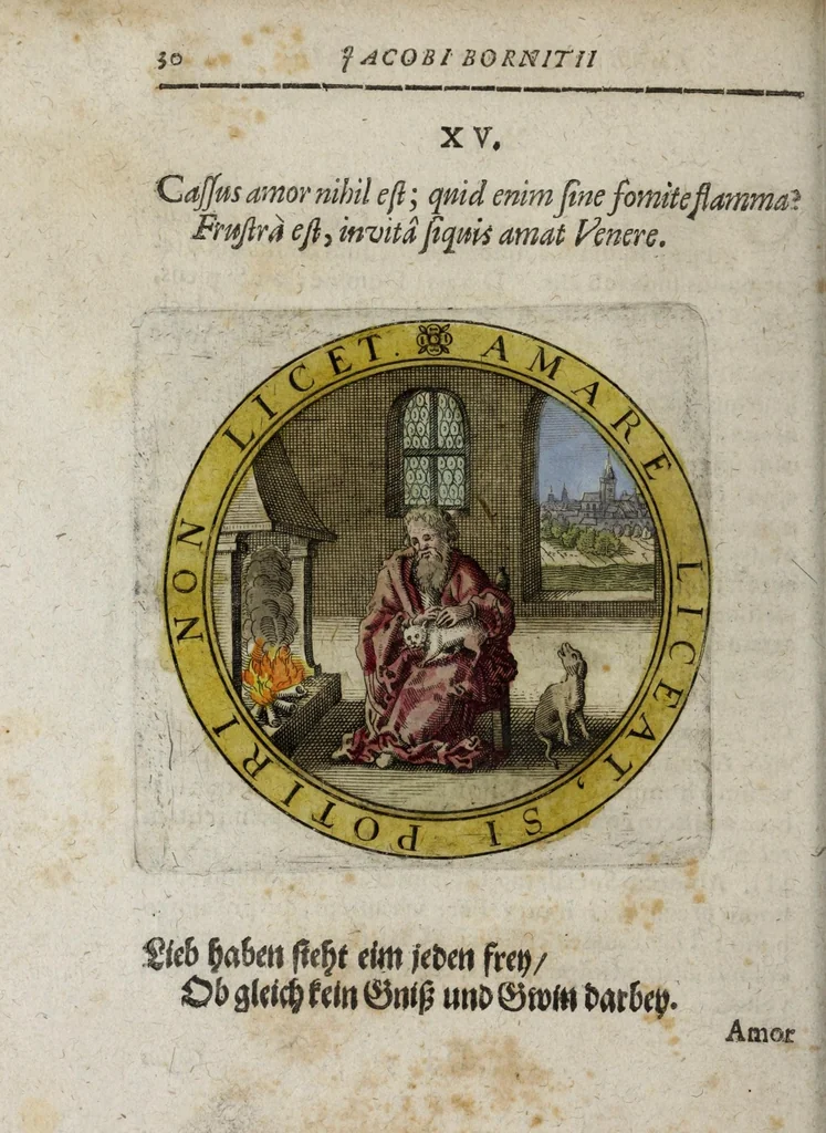 An illustration from Jacobi Bornitii Emblemata ethico politica, 1669, leaf 138