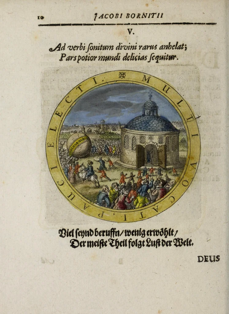 An illustration from Jacobi Bornitii Emblemata ethico politica, 1669, leaf 16