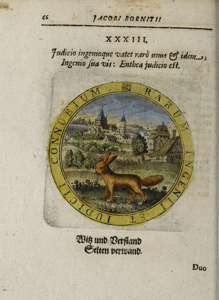 An illustration from Jacobi Bornitii Emblemata ethico politica, 1669, leaf 174