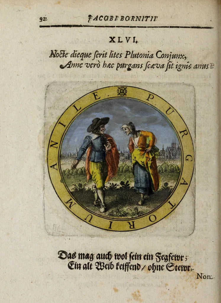 An illustration from Jacobi Bornitii Emblemata ethico politica, 1669, leaf 200