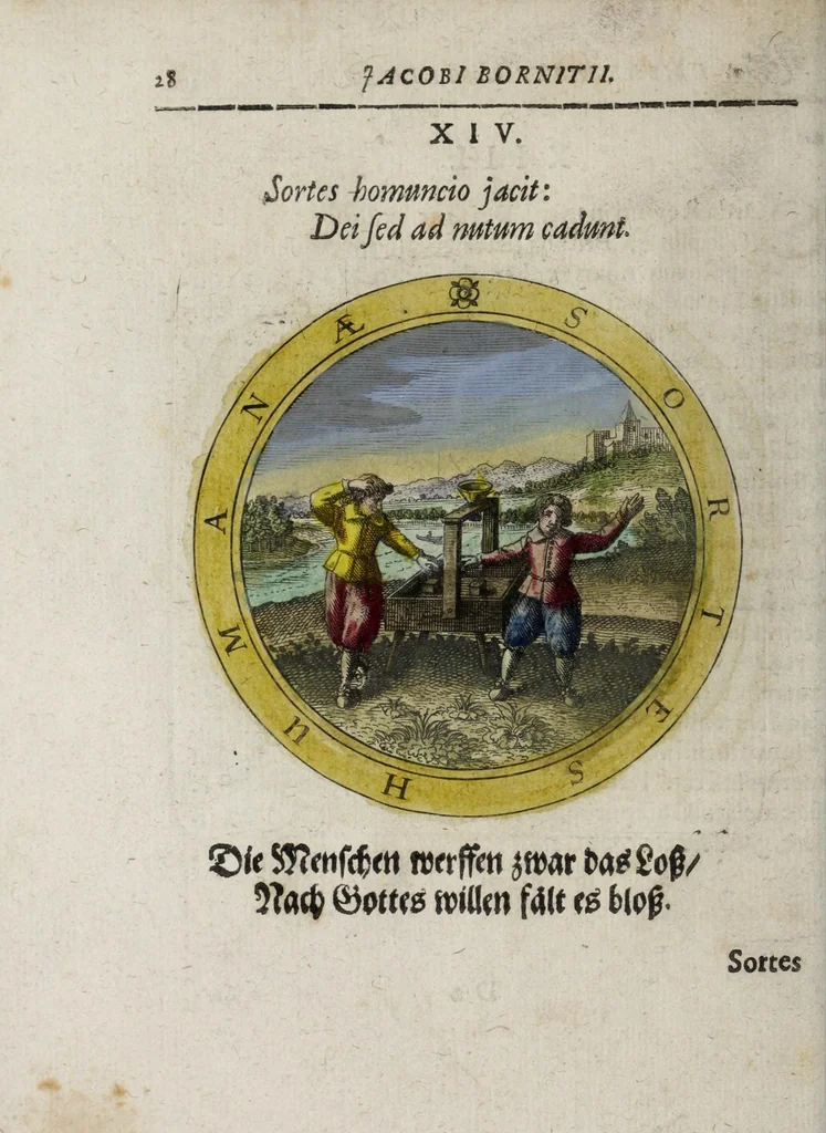 An illustration from Jacobi Bornitii Emblemata ethico politica, 1669, leaf 34