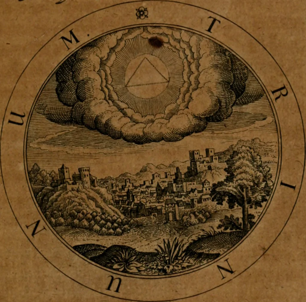 An illustration from Jacobi Bornitii JC. Emblematum ethico-politicorum : sylloge prior[-posterior], 1664, leaf 10