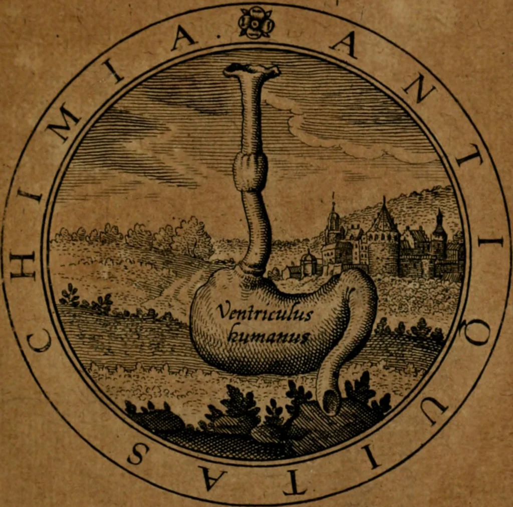 An illustration from Jacobi Bornitii JC. Emblematum ethico-politicorum : sylloge prior[-posterior], 1664, leaf 104