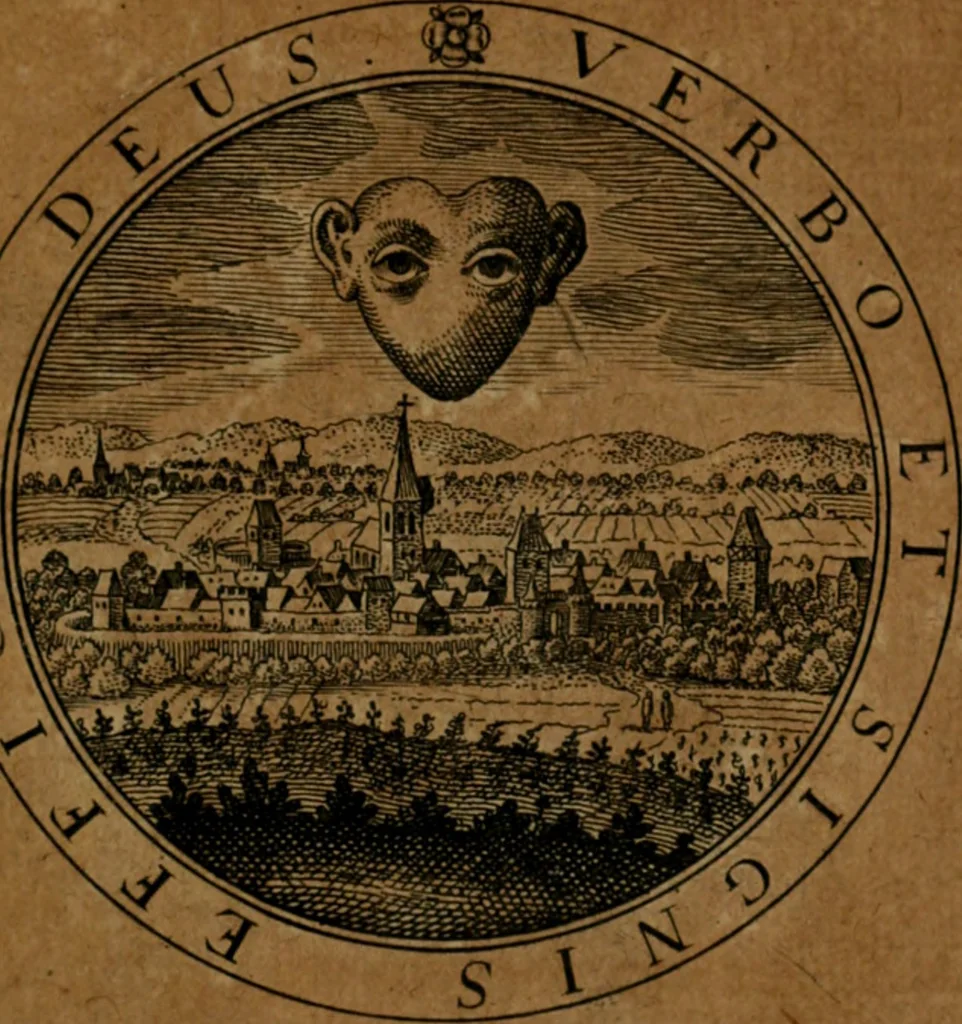 An illustration from Jacobi Bornitii JC. Emblematum ethico-politicorum : sylloge prior[-posterior], 1664, leaf 112