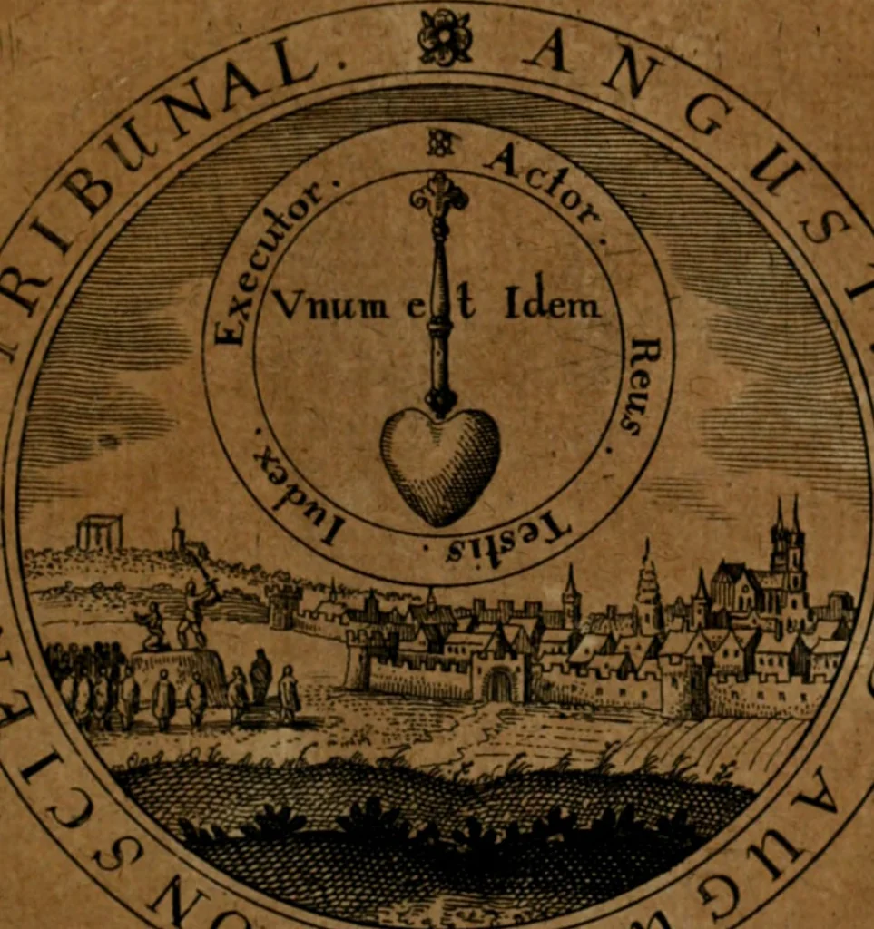 An illustration from Jacobi Bornitii JC. Emblematum ethico-politicorum : sylloge prior[-posterior], 1664, leaf 130