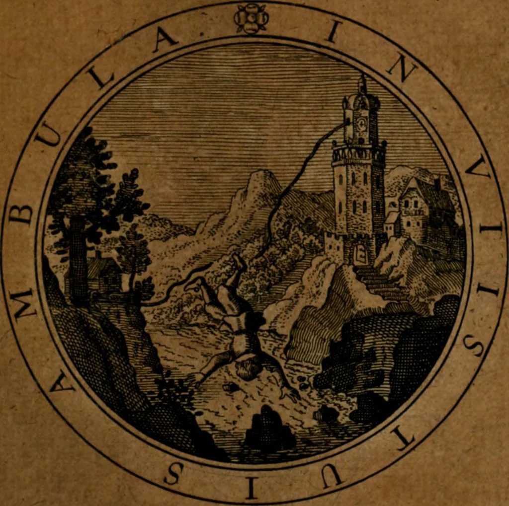 An illustration from Jacobi Bornitii JC. Emblematum ethico-politicorum : sylloge prior[-posterior], 1664, leaf 134