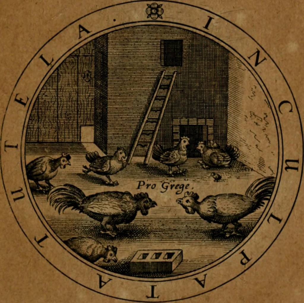 An illustration from Jacobi Bornitii JC. Emblematum ethico-politicorum : sylloge prior[-posterior], 1664, leaf 178
