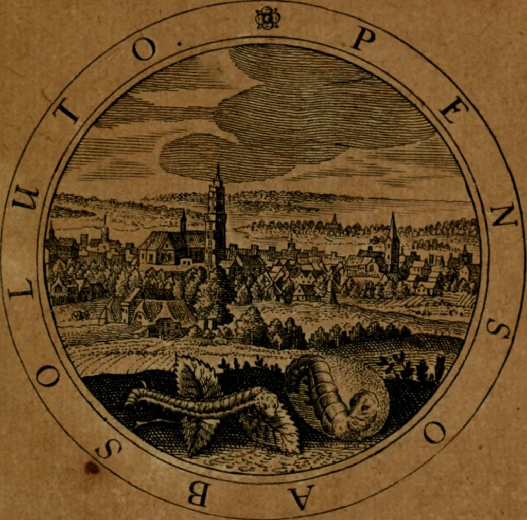 An illustration from Jacobi Bornitii JC. Emblematum ethico-politicorum : sylloge prior[-posterior], 1664, leaf 198