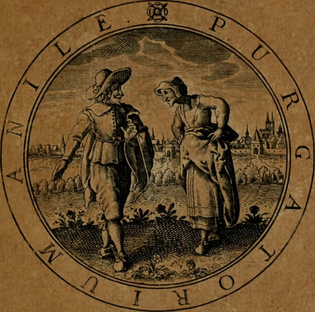 An illustration from Jacobi Bornitii JC. Emblematum ethico-politicorum : sylloge prior[-posterior], 1664, leaf 202