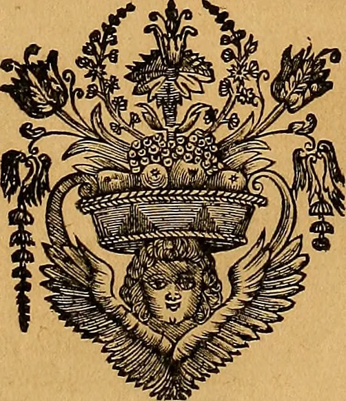 An illustration from Jacobi Cuiacii ic. praestantissimi Opera omnia in decem tomos distributa : quibus continentur tam priora, sive quæ ipse superstes edi curauit; quam posteriora, sive quae post obitum eius edita sunt, vel nunc primum prodeunt, 1658, leaf 442
