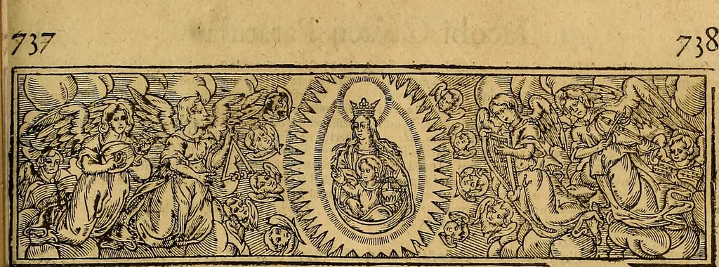 An illustration from Jacobi Cuiacii ic. praestantissimi Opera omnia in decem tomos distributa : quibus continentur tam priora, sive quæ ipse superstes edi curauit; quam posteriora, sive quae post obitum eius edita sunt, vel nunc primum prodeunt, 1658, leaf 454
