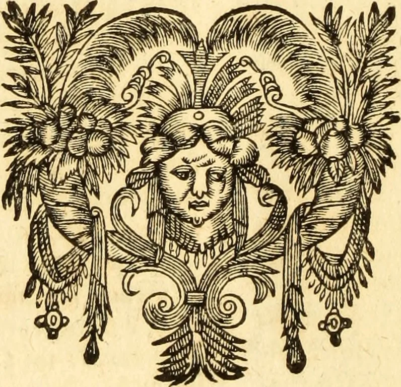 An illustration from Jacobi Cuiacii ic. praestantissimi Opera omnia in decem tomos distributa : quibus continentur tam priora, sive quæ ipse superstes edi curauit; quam posteriora, sive quae post obitum eius edita sunt, vel nunc primum prodeunt, 1658, leaf 197