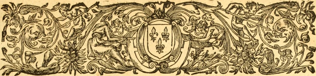 An illustration from Jacobi Cuiacii ic. praestantissimi Opera omnia in decem tomos distributa : quibus continentur tam priora, sive quæ ipse superstes edi curauit; quam posteriora, sive quae post obitum eius edita sunt, vel nunc primum prodeunt, 1658, leaf 384