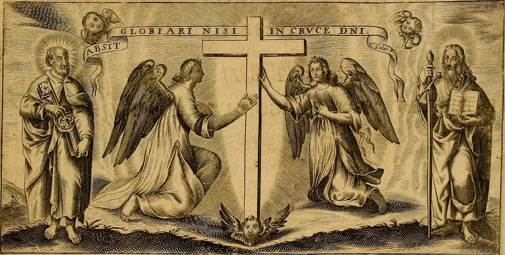 An illustration from Jacobi Cuiacii ic. praestantissimi Opera omnia in decem tomos distributa : quibus continentur tam priora, sive quæ ipse superstes edi curauit; quam posteriora, sive quae post obitum eius edita sunt, vel nunc primum prodeunt, 1658, leaf 4