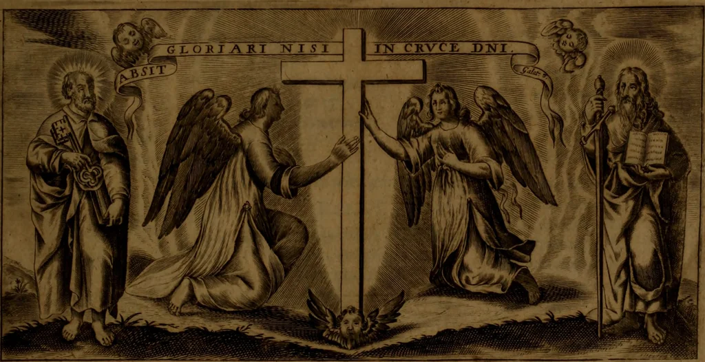 An illustration from Jacobi Cuiacii ic. praestantissimi Opera omnia in decem tomos distributa : quibus continentur tam priora, sive quæ ipse superstes edi curauit; quam posteriora, sive quae post obitum eius edita sunt, vel nunc primum prodeunt, 1658, leaf 4