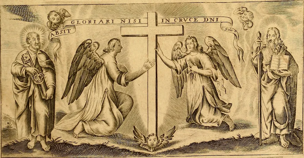 An illustration from Jacobi Cuiacii ic. praestantissimi Opera omnia in decem tomos distributa : quibus continentur tam priora, sive quæ ipse superstes edi curauit; quam posteriora, sive quae post obitum eius edita sunt, vel nunc primum prodeunt, 1658, leaf 4