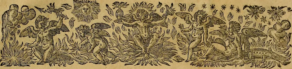 An illustration from Jacobi Cuiacii ic. praestantissimi Opera omnia in decem tomos distributa : quibus continentur tam priora, sive quæ ipse superstes edi curauit; quam posteriora, sive quae post obitum eius edita sunt, vel nunc primum prodeunt, 1658, leaf 24