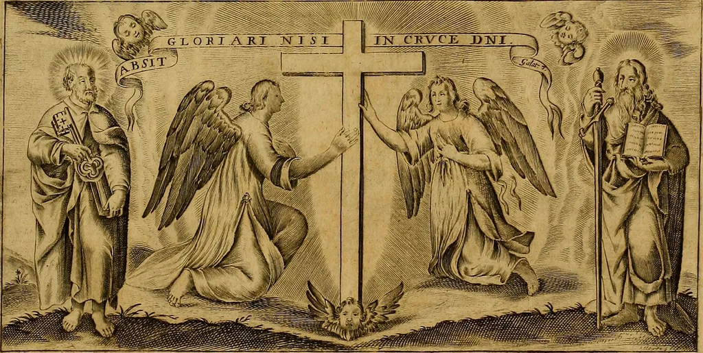 An illustration from Jacobi Cuiacii ic. praestantissimi Opera omnia in decem tomos distributa : quibus continentur tam priora, sive quæ ipse superstes edi curauit; quam posteriora, sive quae post obitum eius edita sunt, vel nunc primum prodeunt, 1658, leaf 4