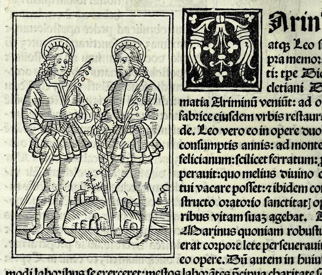 An illustration from Jacobi Gualle jureconsulti Papie sanctuarium, 1505, leaf 126