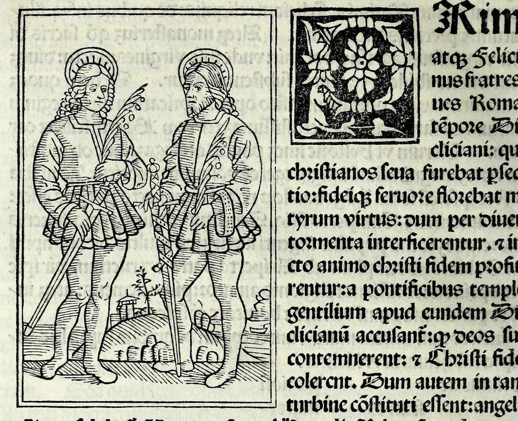 An illustration from Jacobi Gualle jureconsulti Papie sanctuarium, 1505, leaf 148