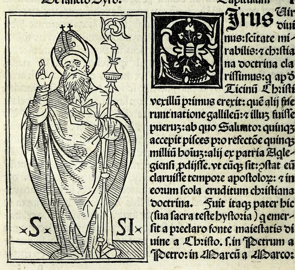 An illustration from Jacobi Gualle jureconsulti Papie sanctuarium, 1505, leaf 16